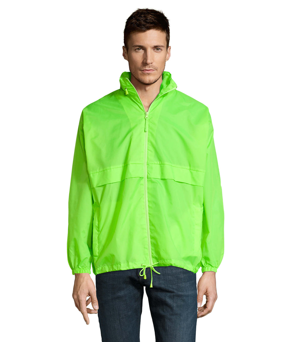 Windjack Unisex Surf in neon lime
