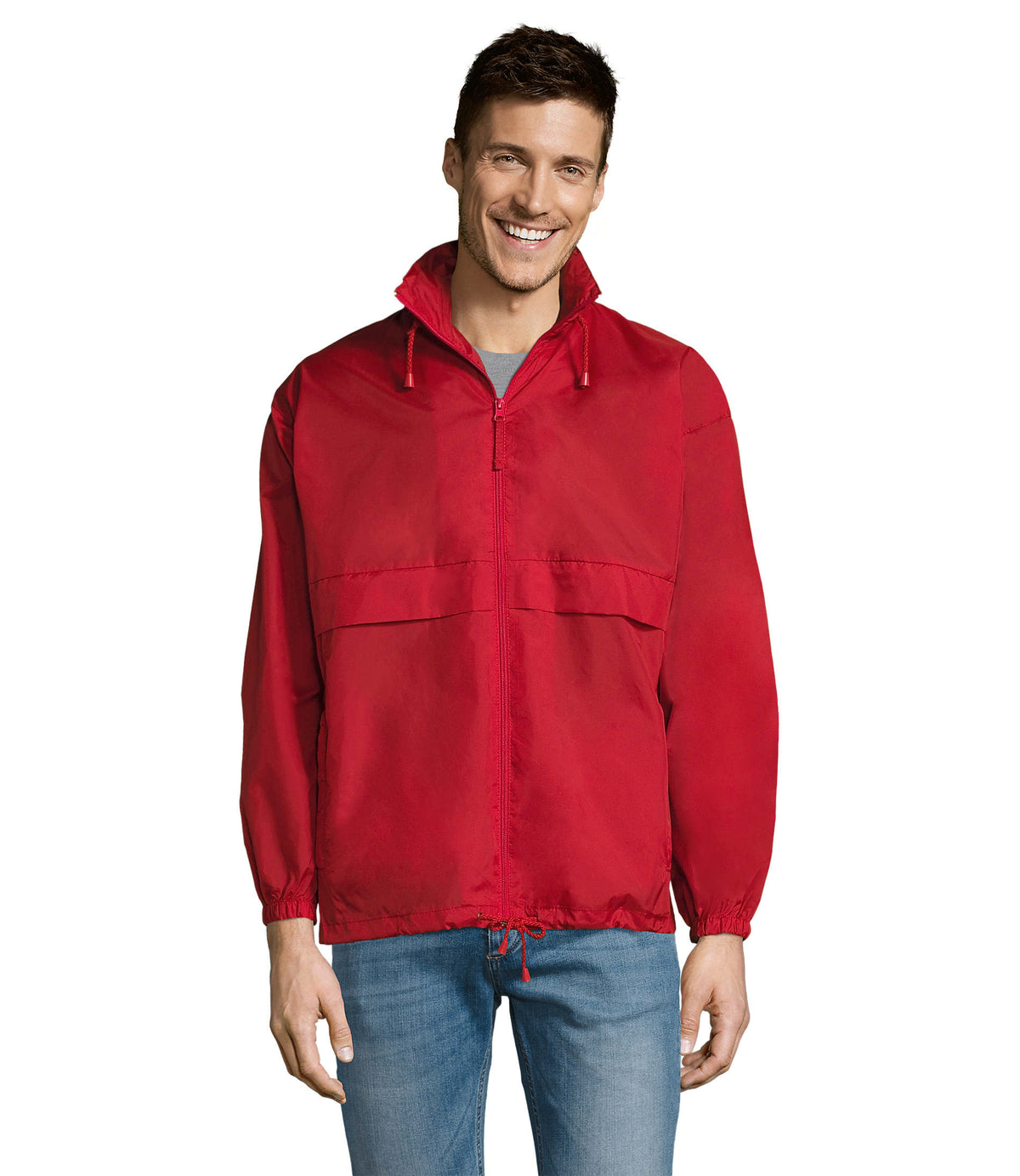 Windjack Unisex Surf in rood