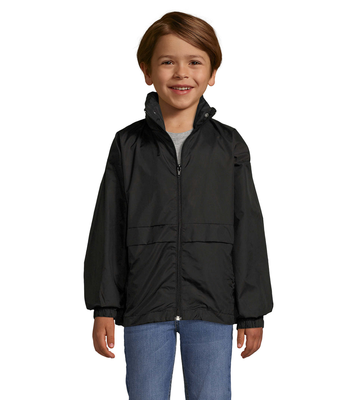 WINDBREAKER 210 g Surf Kids in zwart