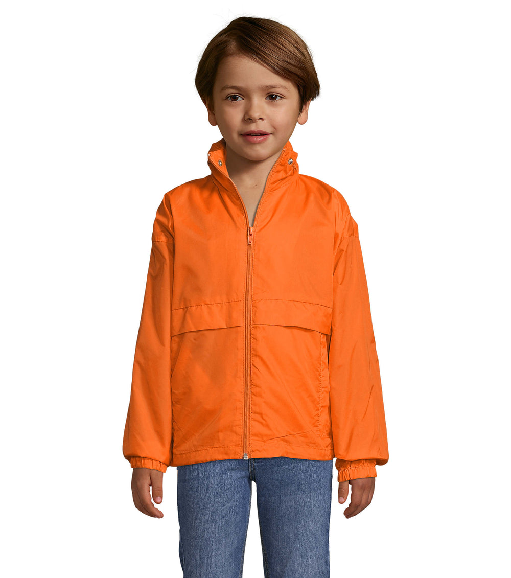 WINDBREAKER 210 g Surf Kids in oranje