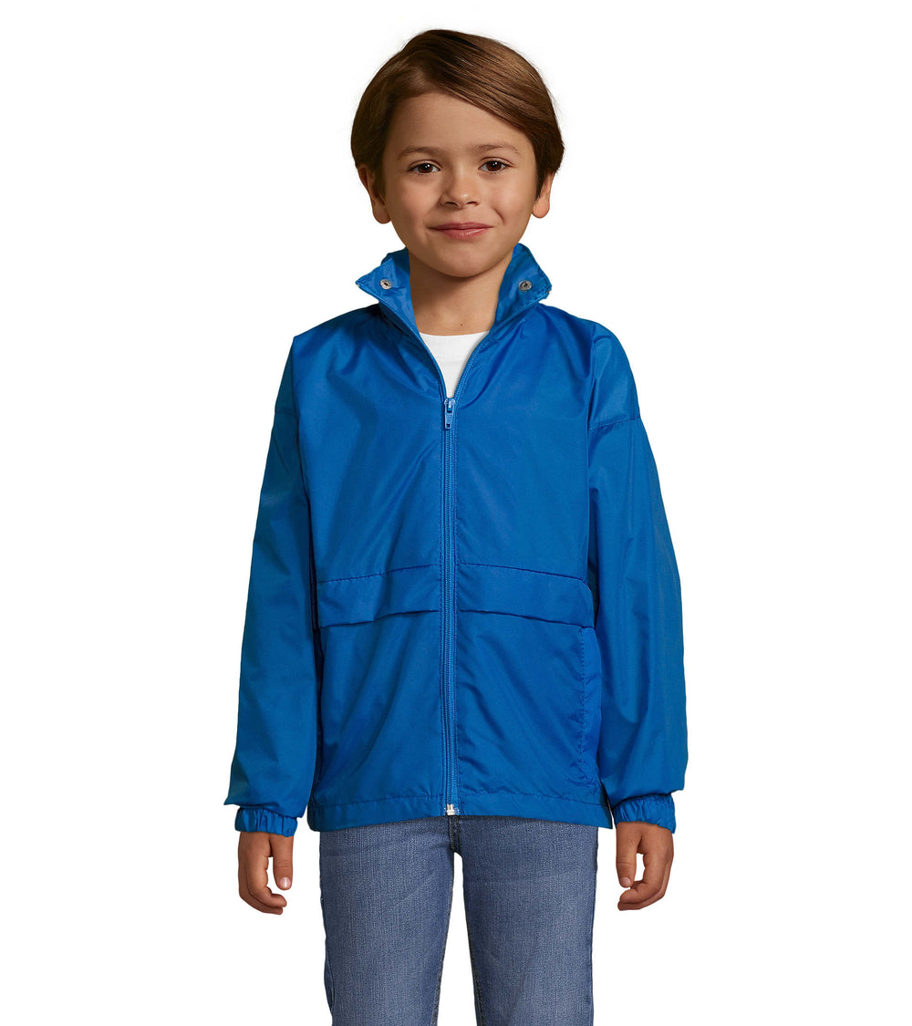 WINDBREAKER 210 g Surf Kids in koningsblauw