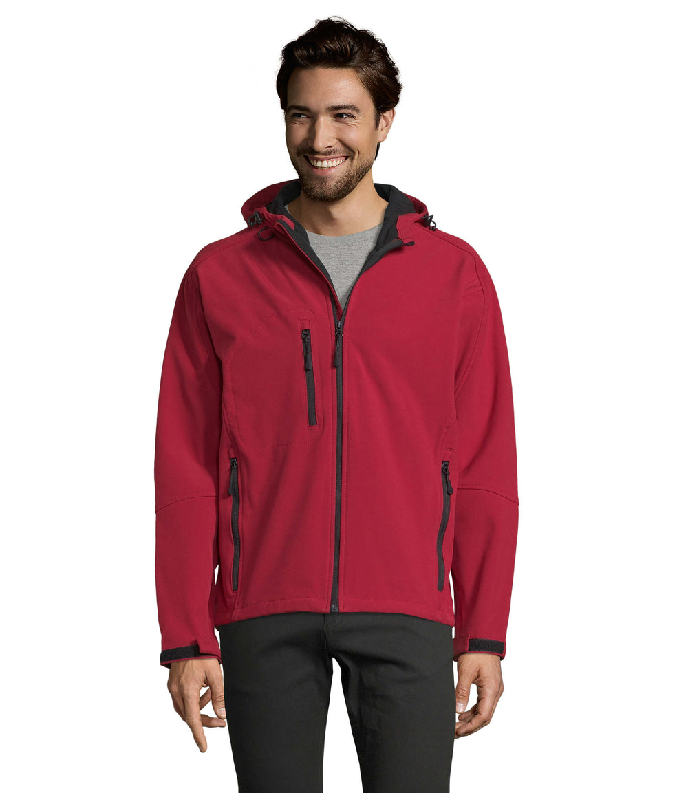 REPLAY heren softshell jas Replay Men in pepper red