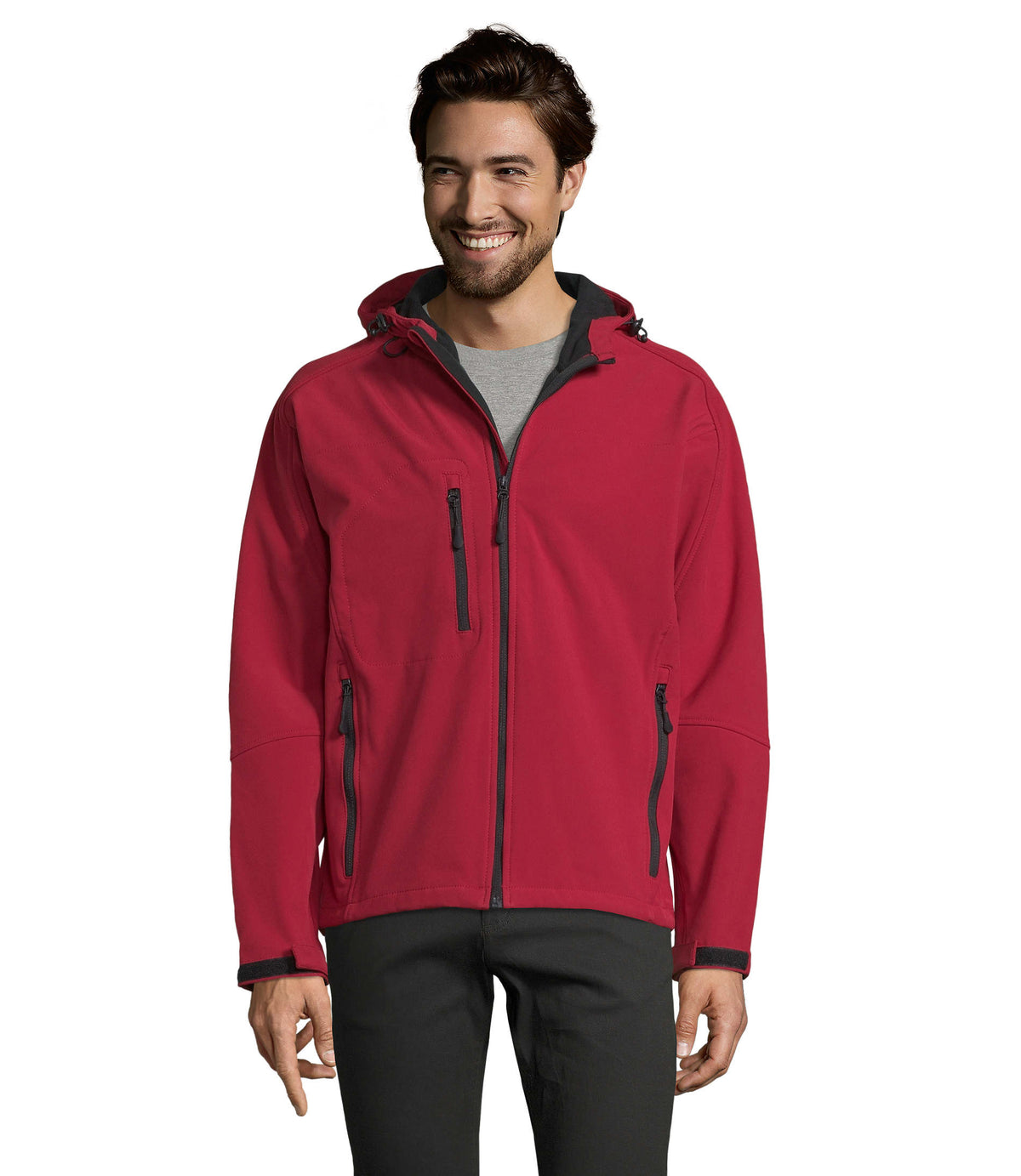 REPLAY heren softshell jas Replay Men in pepper red