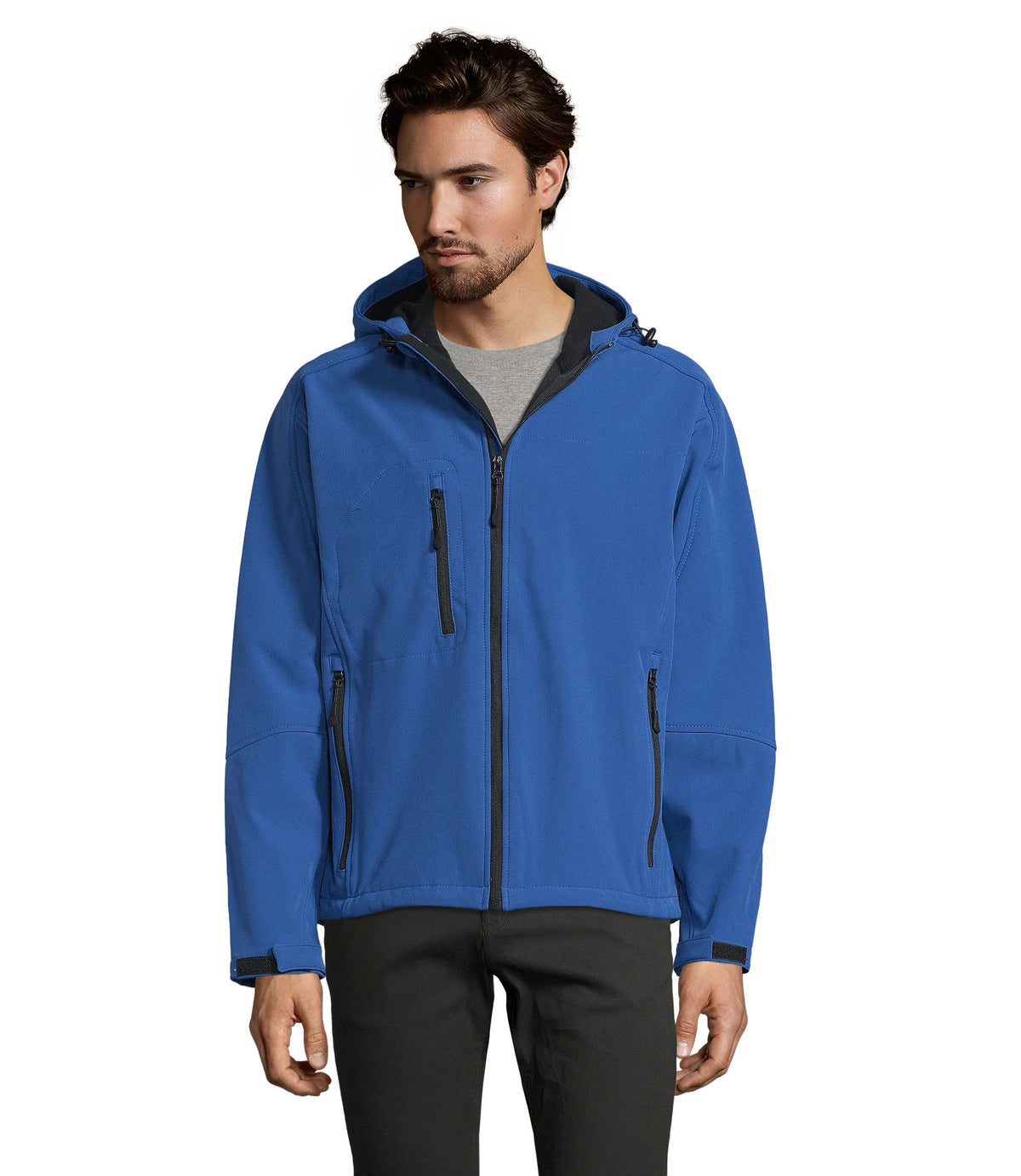 REPLAY heren softshell jas Replay Men in koningsblauw