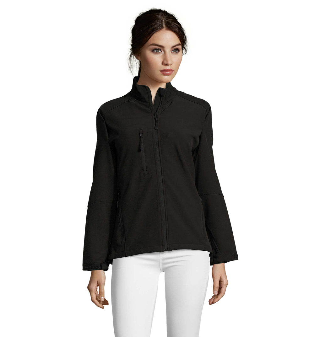 Dames shoftshell 340 g Roxy in zwart