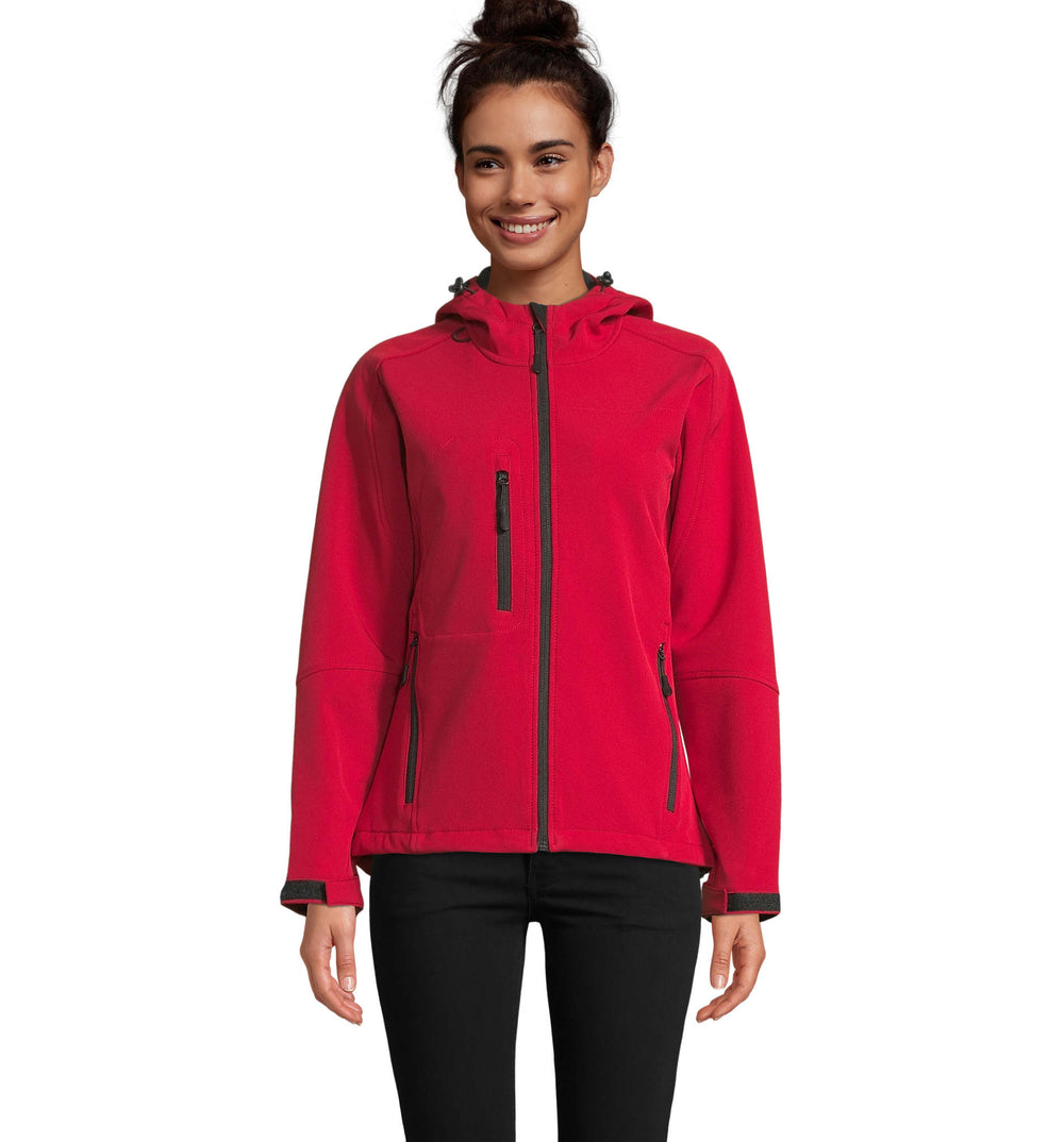 REPLAY dames softshell jas Replay Women in pepper red