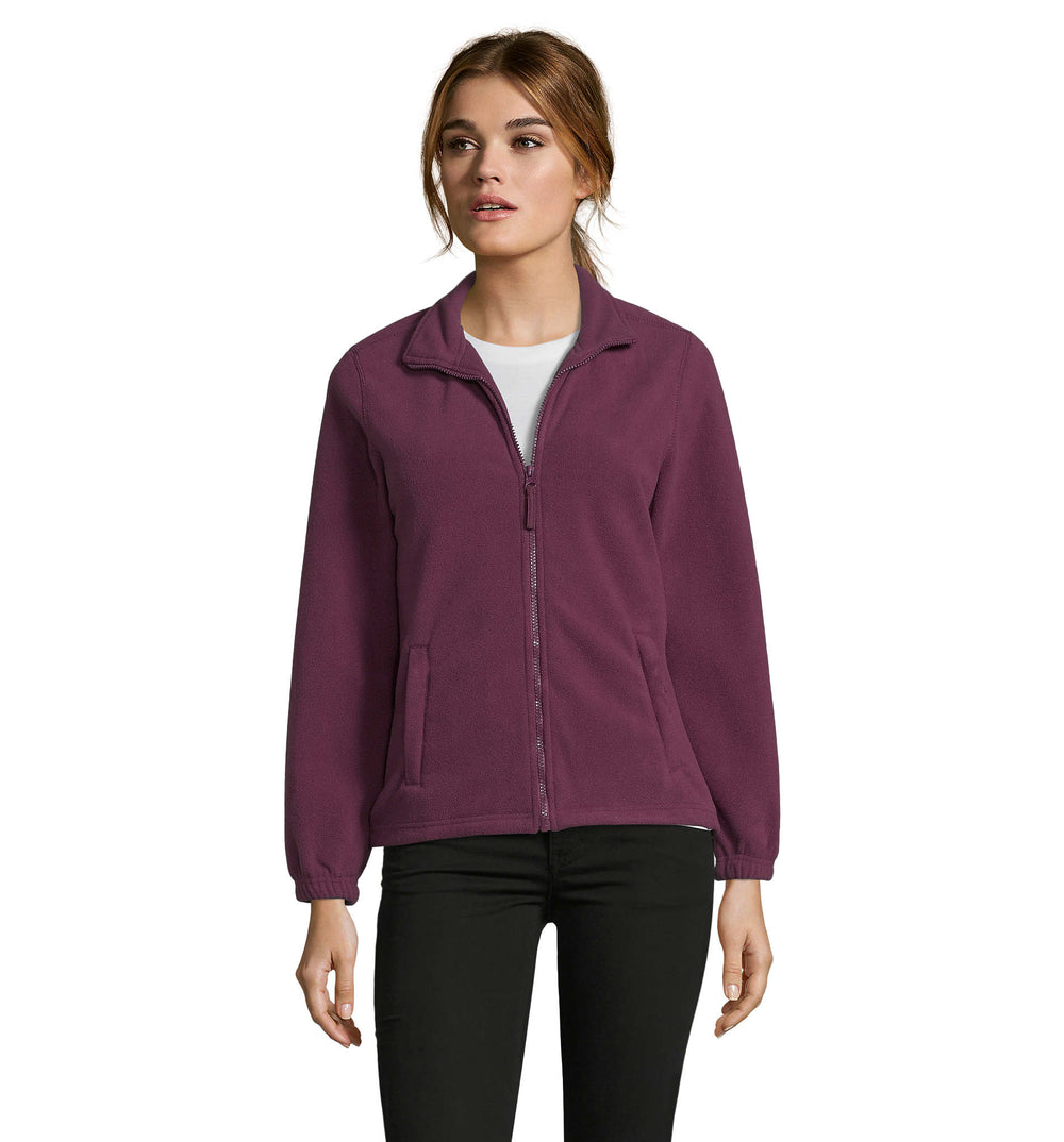 Fleece 300 g North Women in burgundy
