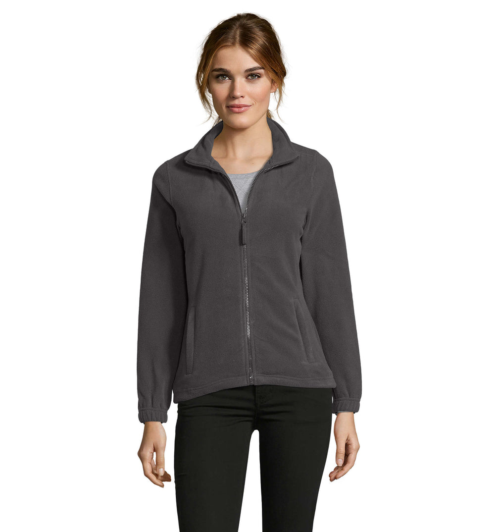 Fleece 300 g North Women in houtskool grijs