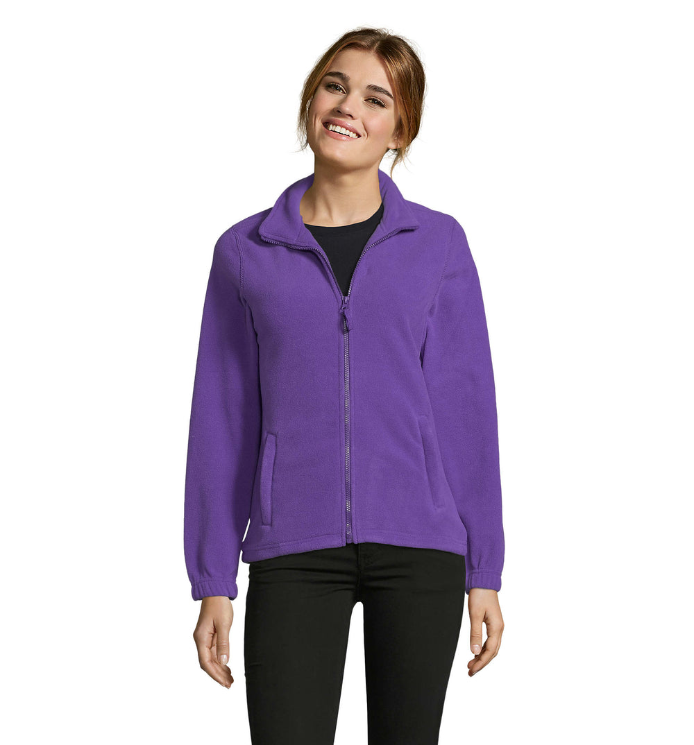 Fleece 300 g North Women in donker paars