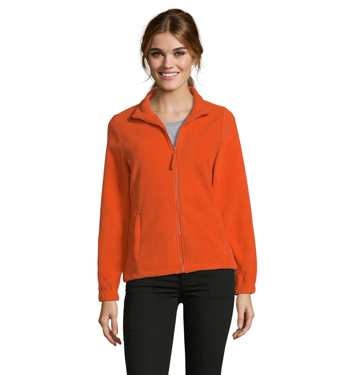 Fleece 300 g North Women in oranje