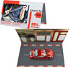 Schoko-Auto Mix, ca. 13g, Werbekarte gefaltet bedrukken – promotionele snack