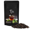Schwarztee, ca. 40g, stazak Midi schwarz bedrukken – ca. 40g in zwarte stazak met thee-opdruk en losse zwarte thee