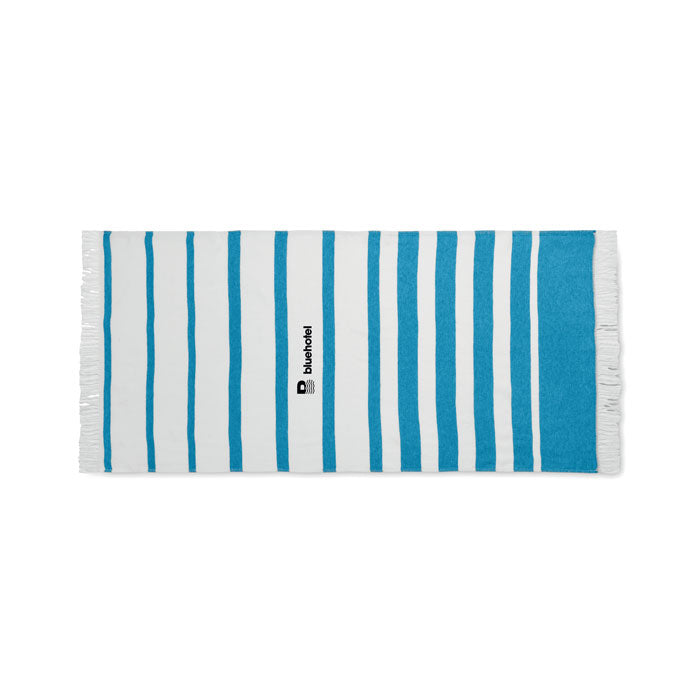 SEAQUAL® hamamdoek 70x140 cm Mar met een bedrukking als voorbeeld