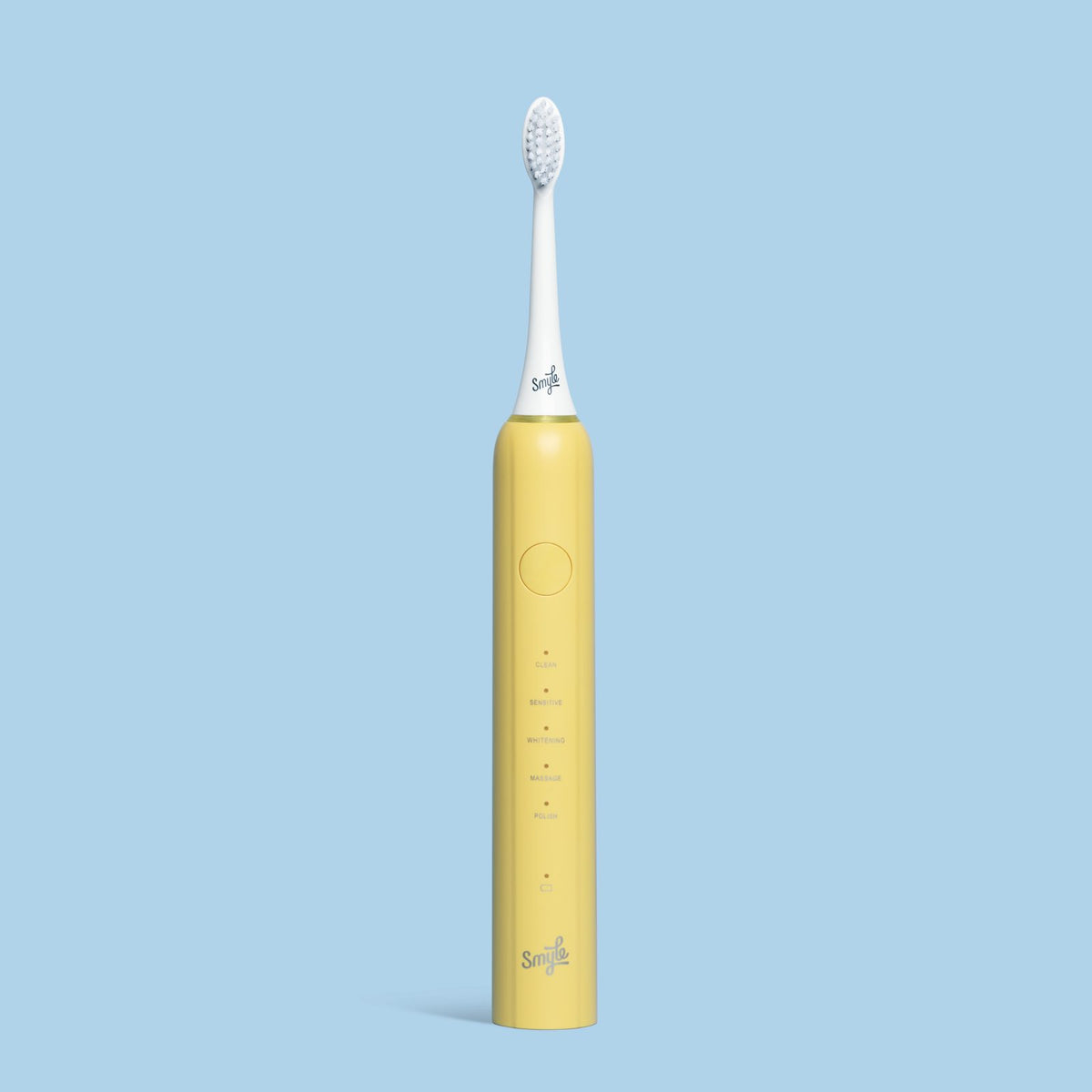 Smyle elektrische tandenborstel Mellow Yellow met witte opzetborstel