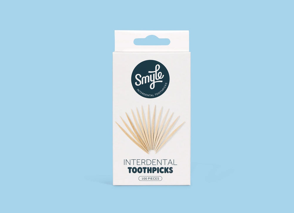 Smyle houten tandenstokers met verpakking