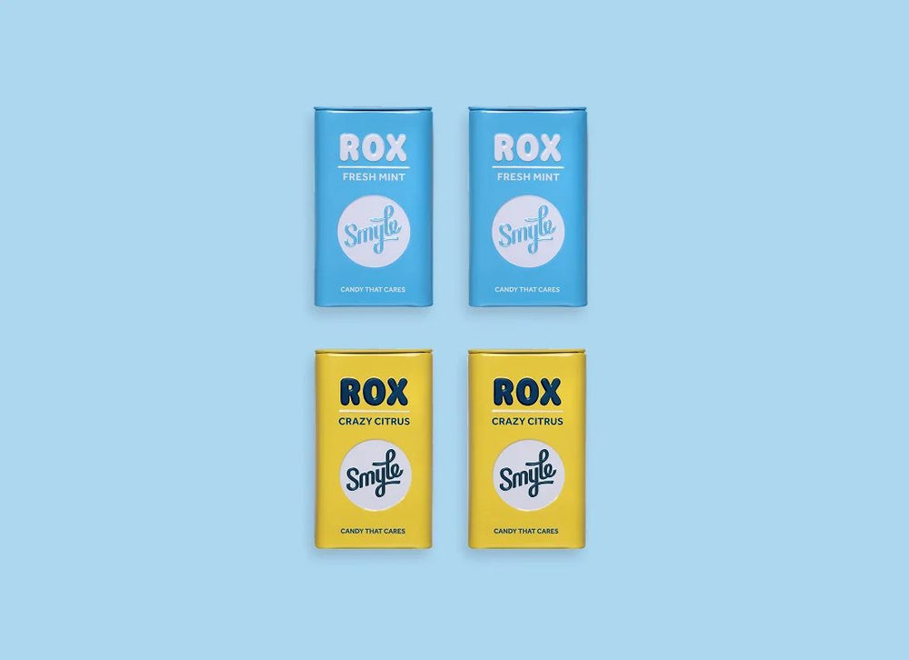 Smyle ROX blikjes in Crazy Citrus en Fresh Mint