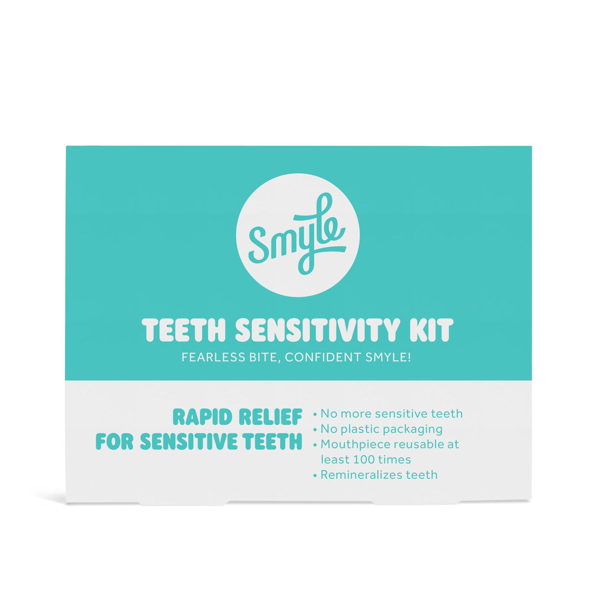 Doos van de Smyle set voor gevoelige tanden