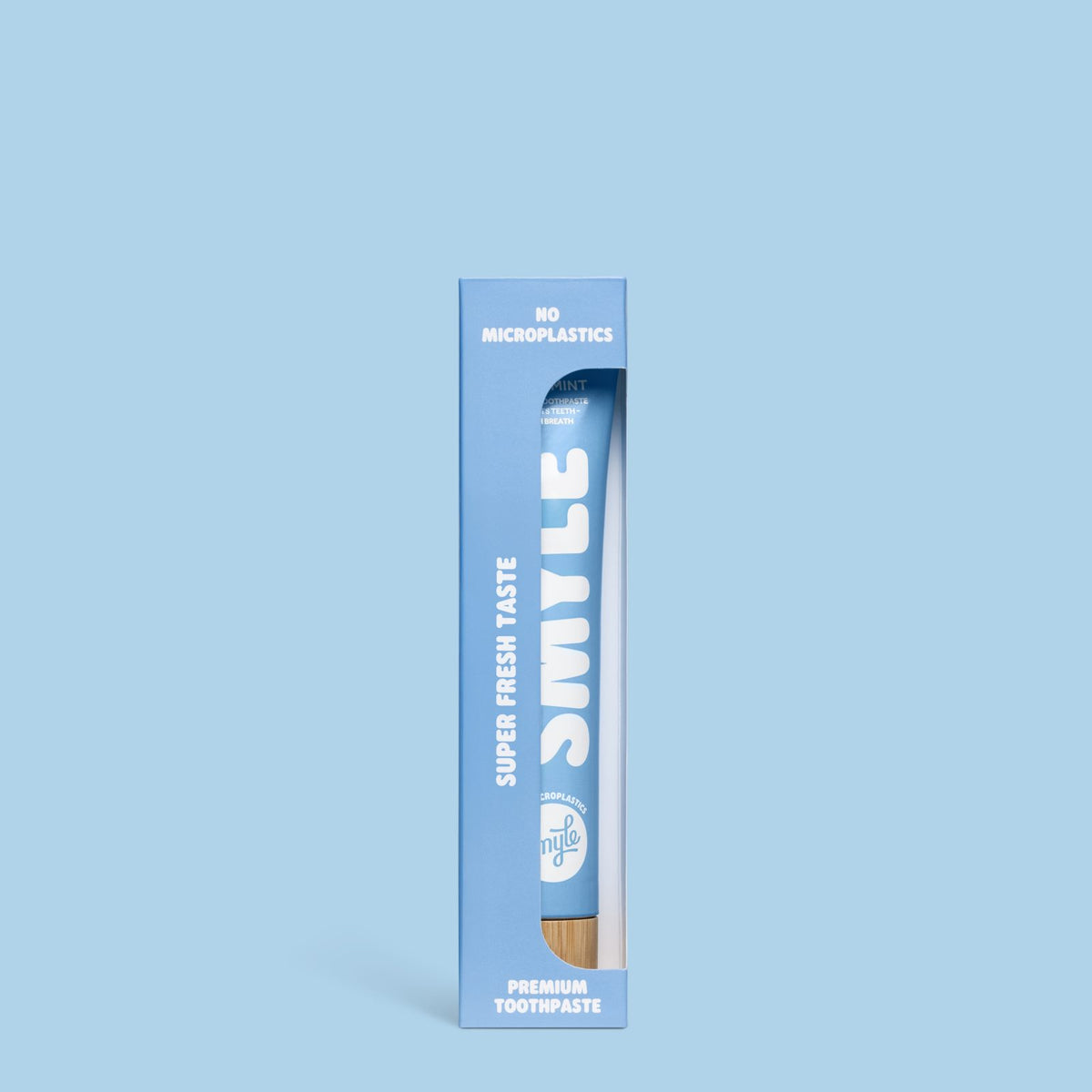 Smyle tandpasta Fresh Mint met fluoride in verpakking