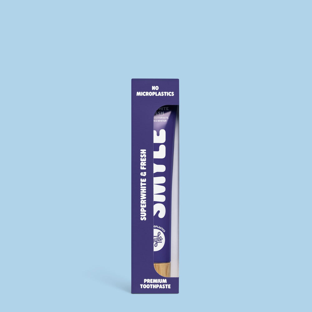 Smyle whitening tandpasta in verpakking