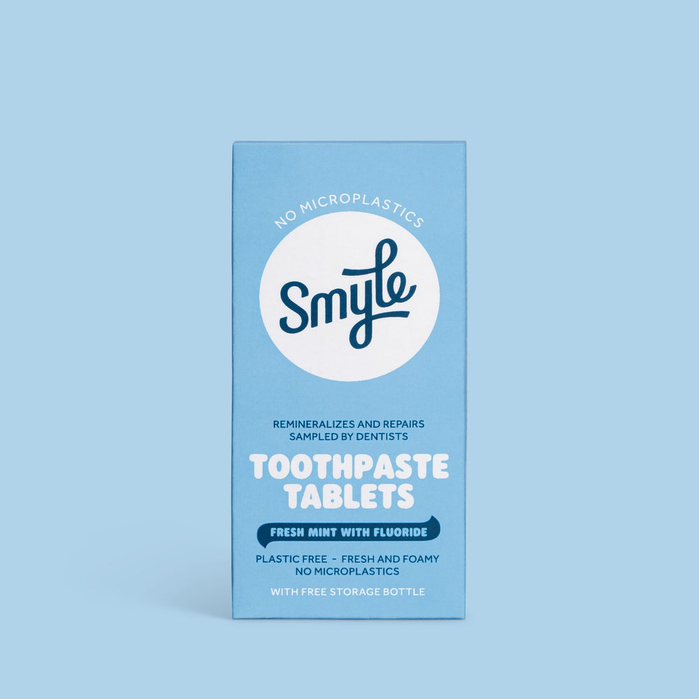 Navulzakje Smyle tandpastatabletten Fresh Mint met fluoride