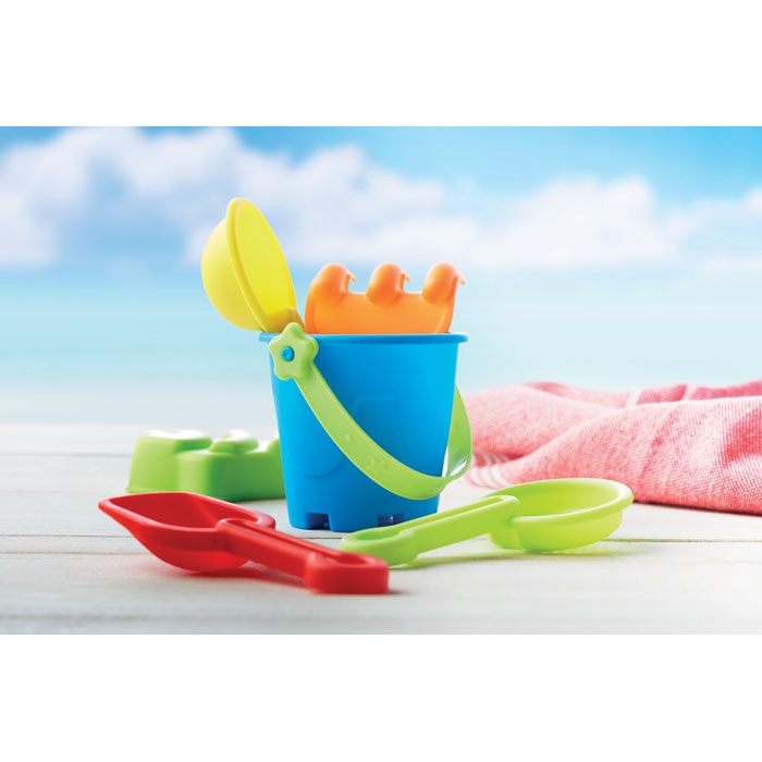 Strandsetje assorti, klein Playa, sfeerfoto