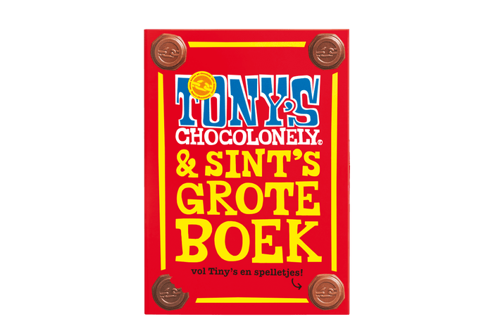 Sinterklaasboek met Tiny Tony's en spelletjes