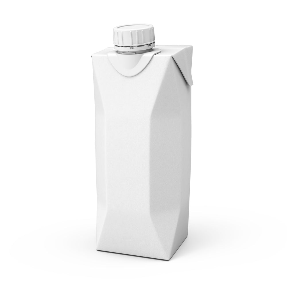 Water in rondom bedrukt drinkpak, zonder opdruk