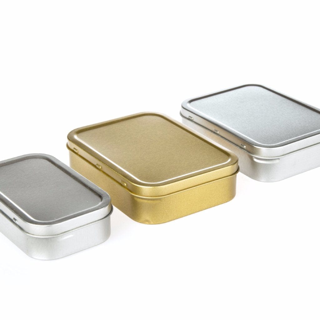 Rechthoekig blik in zilver of goud, foto 2