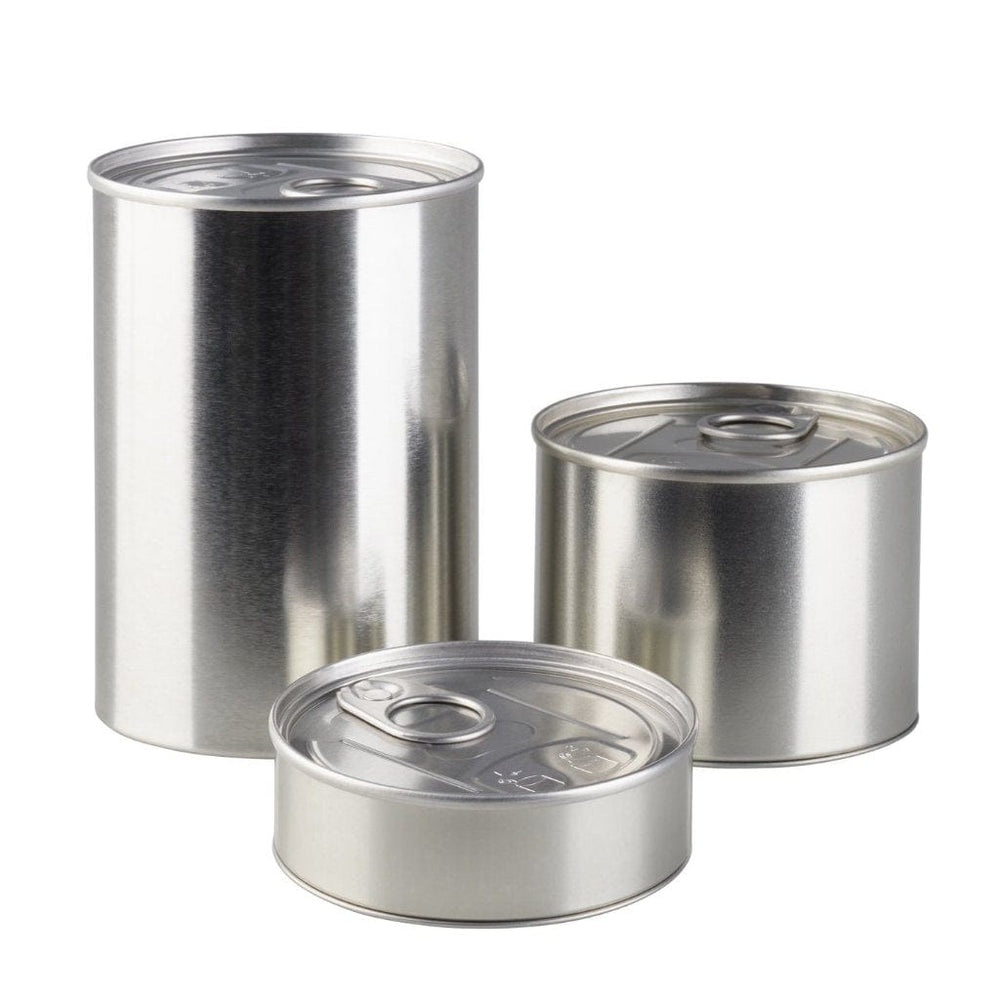 Zilver drukdeksel-blik met trekring, foto 2
