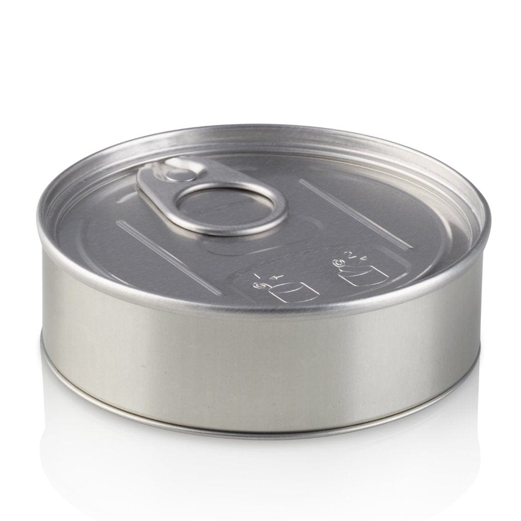Zilver drukdeksel-blik met trekring, foto 3