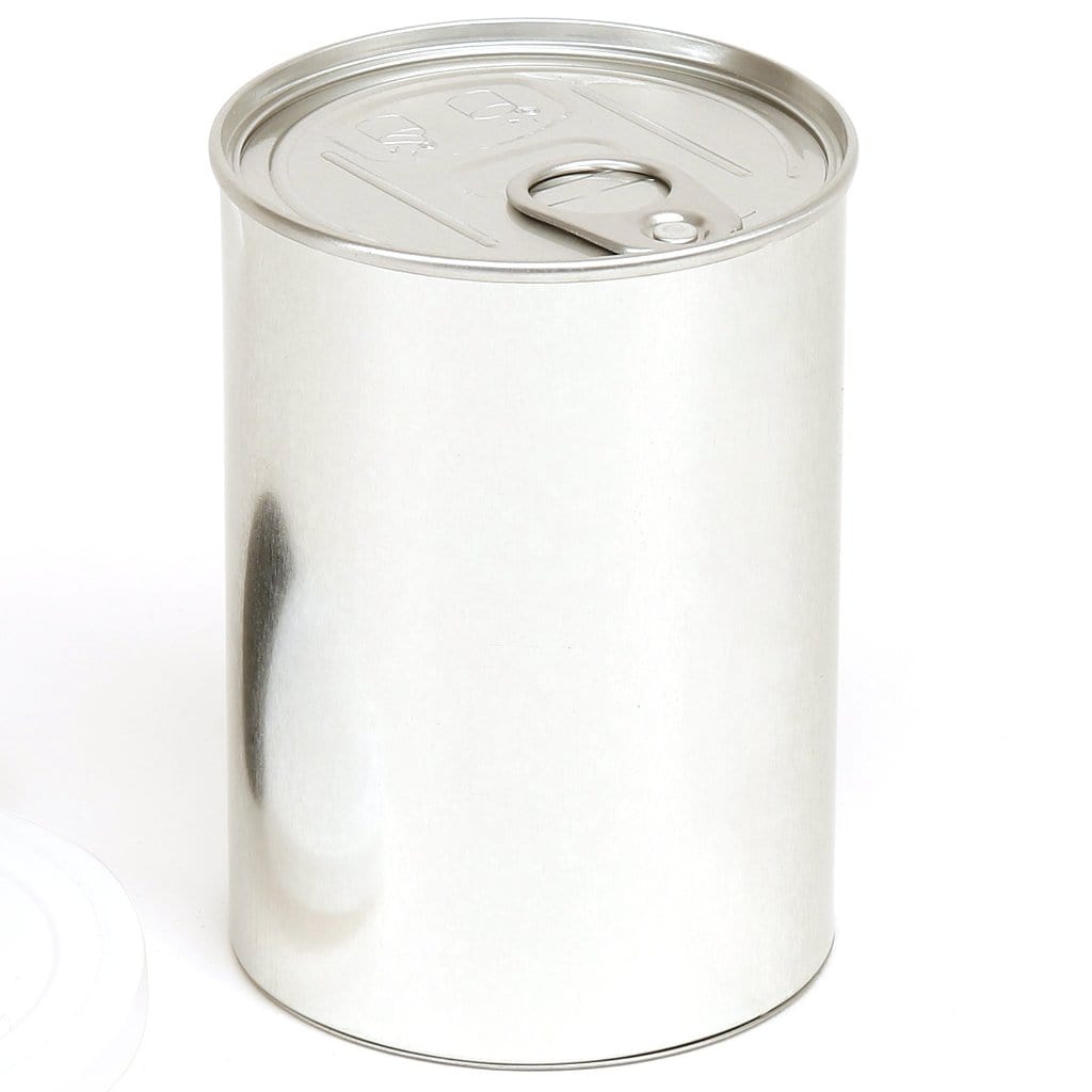 Zilver drukdeksel-blik met trekring, foto 6