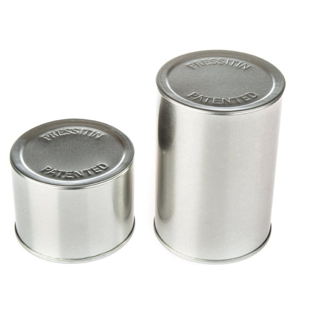 Zilver drukdeksel-blik met trekring, foto 8