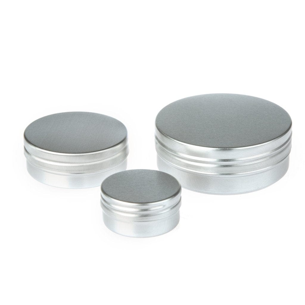 Rond aluminium blikje met schroefdeksel, foto 2