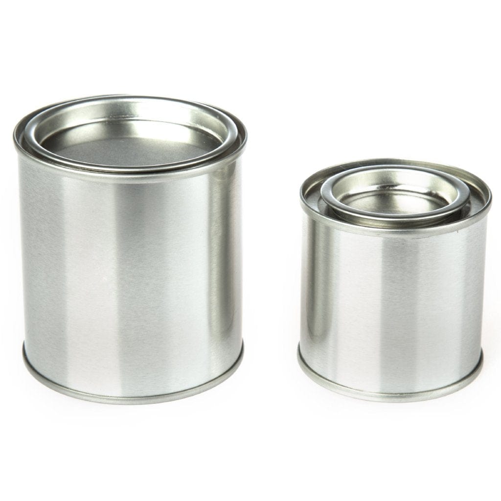 Rond zilver verfpotblik, foto 2