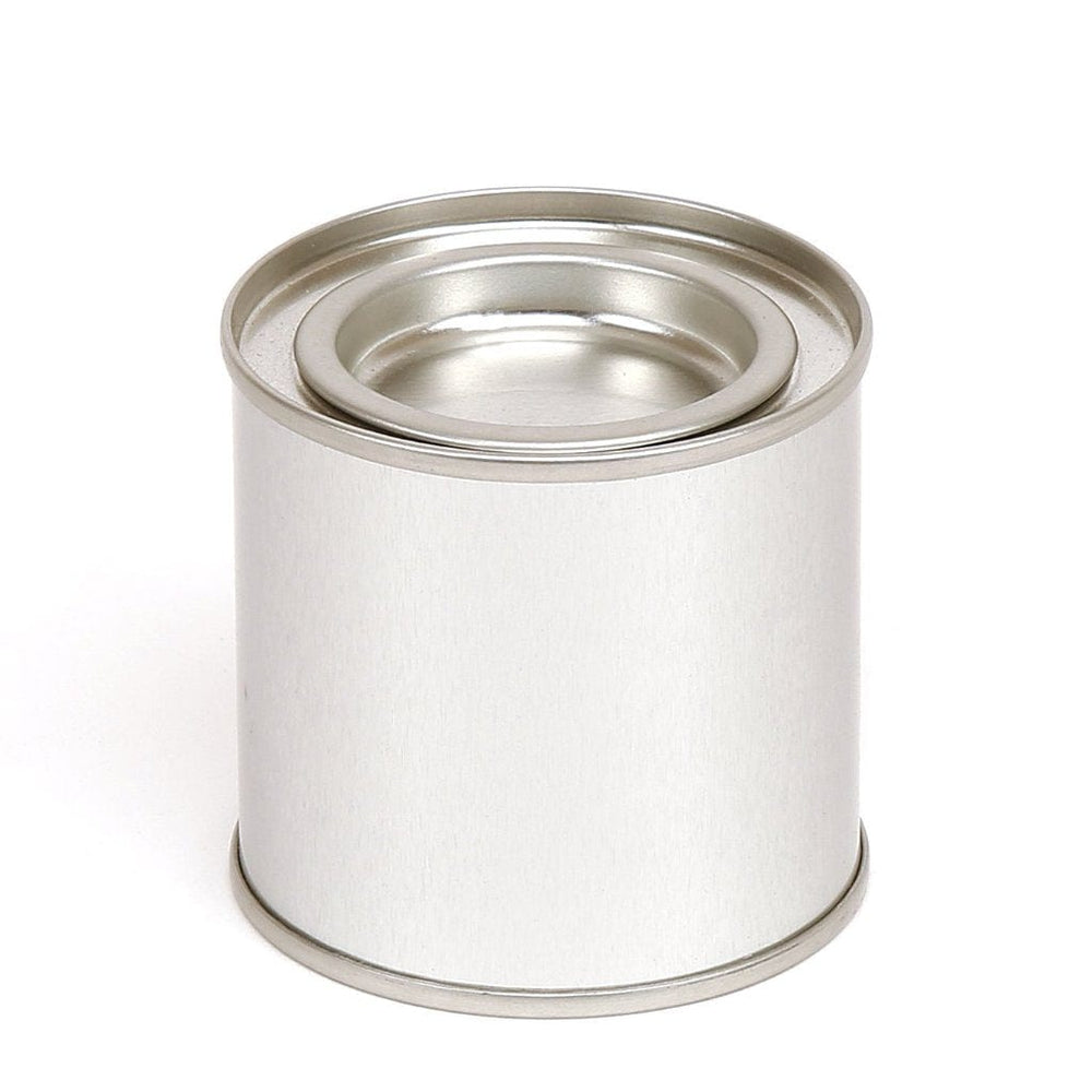 Rond zilver verfpotblik, foto 4