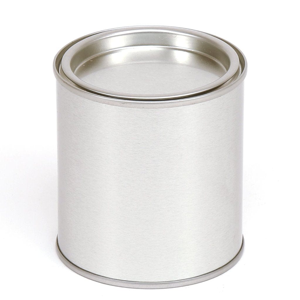 Rond zilver verfpotblik, foto 5