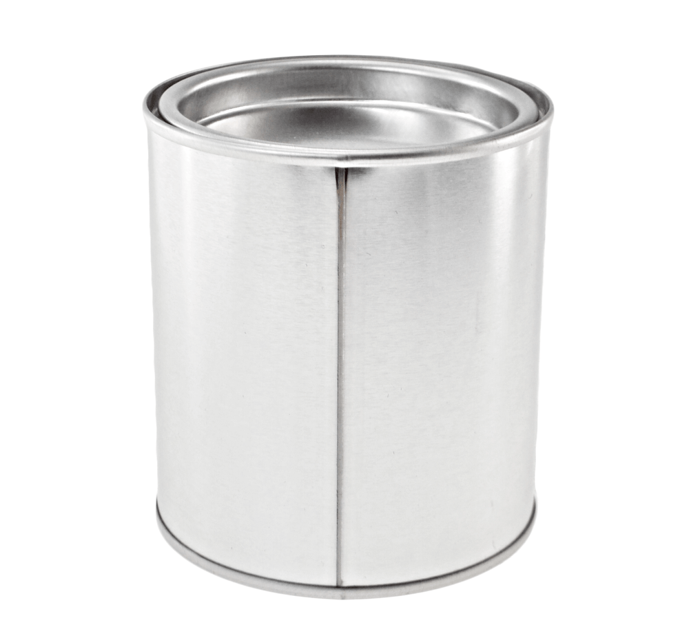 Rond zilver verfpotblik, foto 7
