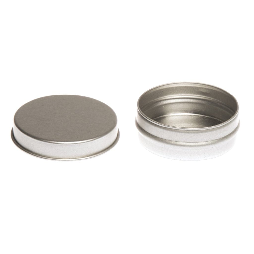 Rond zilver lippenbalsem blikje, foto 3