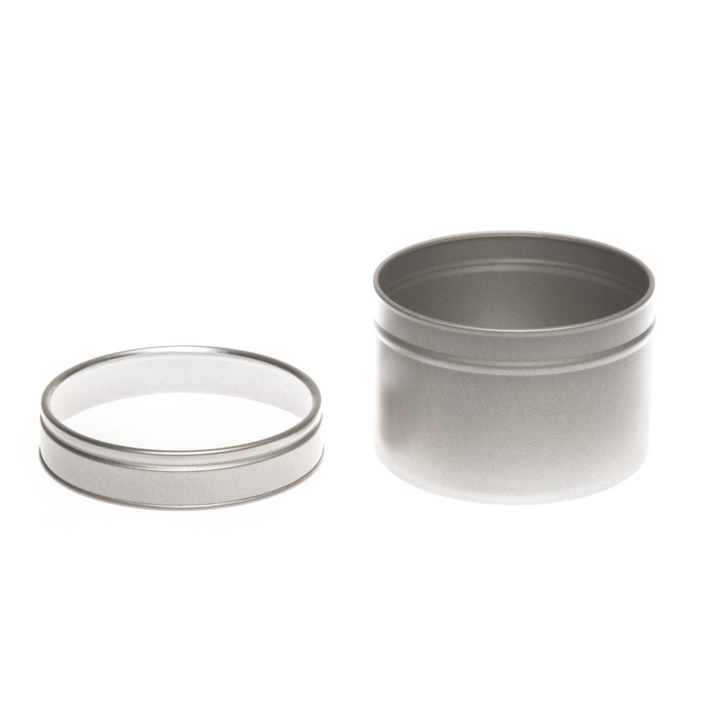 Rond zilver blik met vensterdeksel, foto 3