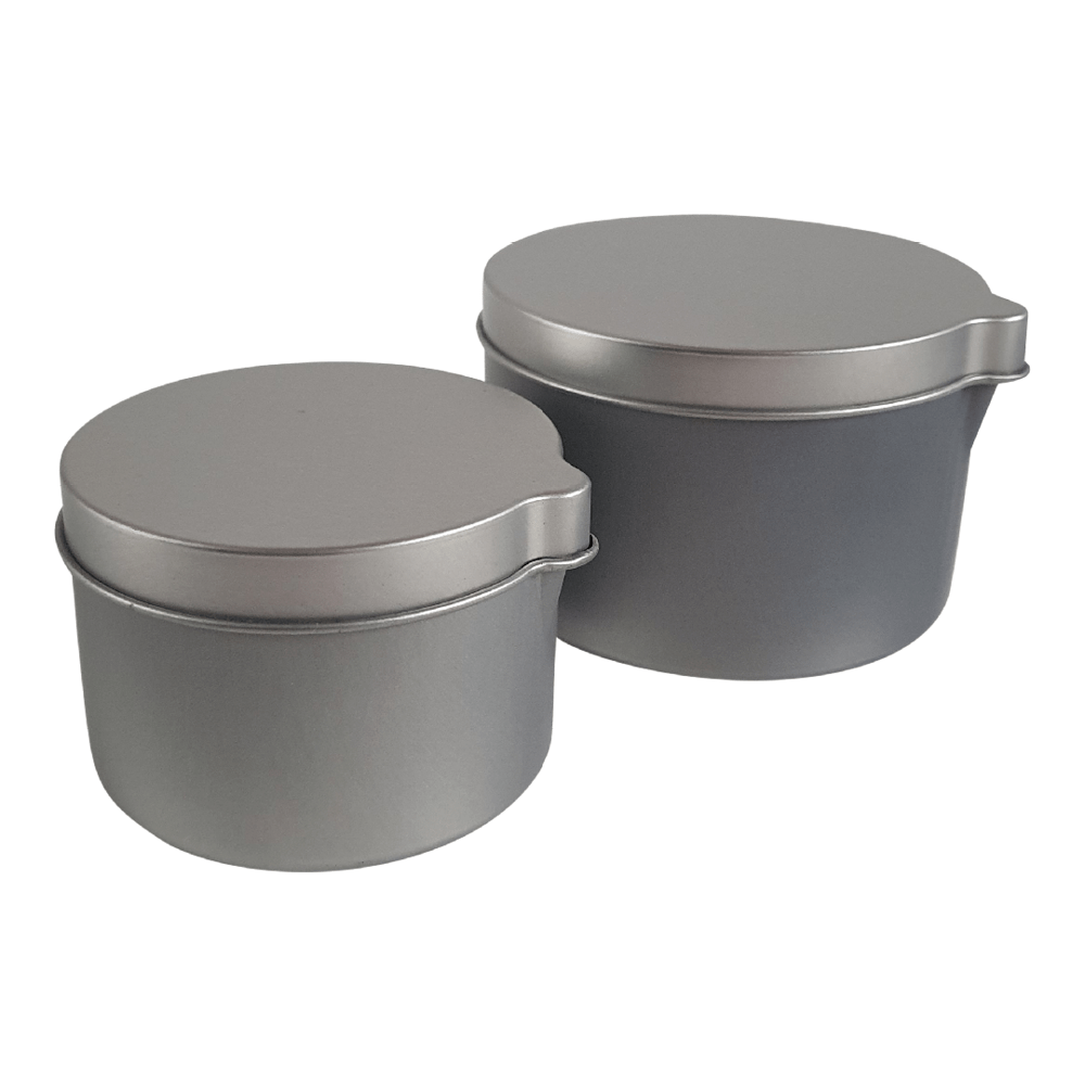 Rond naadloos blik met schenktuit in zilver, foto 6