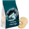 Vanillekipferl, 100g, Express Blockbodenbeutel mit Werbereiter bedrukken – promotionele snack