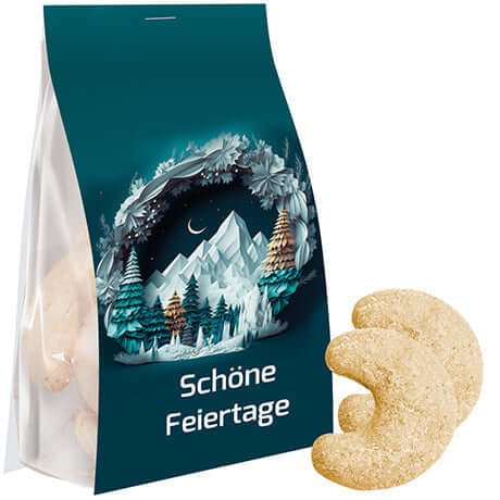 Transparant zakje met vanillekoekjes bedrukken