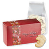 Vanillekipferl, ca. 130g, Faltschachtel bedrukken – ca. 130g in bedrukte doos als relatiegeschenk of giveaway