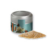 Vanillezucker, ca. 85g, Metalldose mini mit Sichtfenster silber bedrukken – promotionele snack