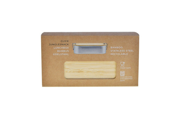 CP BA C5  RVS lunchbox met bamboe deksel 700 ml – compact en veelzijdig