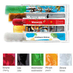 Wassereis im 5er Sortenmix (Kirsche, Waldmeister, Cola, Zitrone, Pfirsich), 40 ml, Express Schlauchtüte mit Etikett bedrukken – promotionele snack