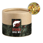 Weihnachts Gewürzmischung Fisch, ca. 30g, Kraftpapierdose Mini bedrukken – promotionele snack