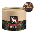 Weihnachts Gewürzmischung Wild, ca. 30g, Kraftpapierdose Mini bedrukken – ca. 30g venison spice mix in Kraftpapierdose Mini