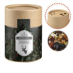 Weihnachts Gewürzmischung Wild, ca. 60g, Kraftpapierstreuer Midi bedrukken – ca. 60g kruidenmix in kraftpapier strooibus