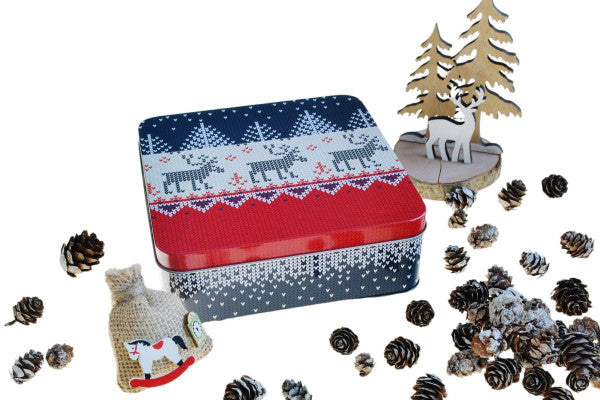 WD 010 Kerst blikjes – duurzame metalen verpakking voor kerstgeschenken